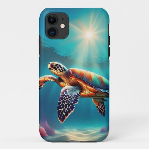 Egoated _ Distant Turtle iPhone 11 Case