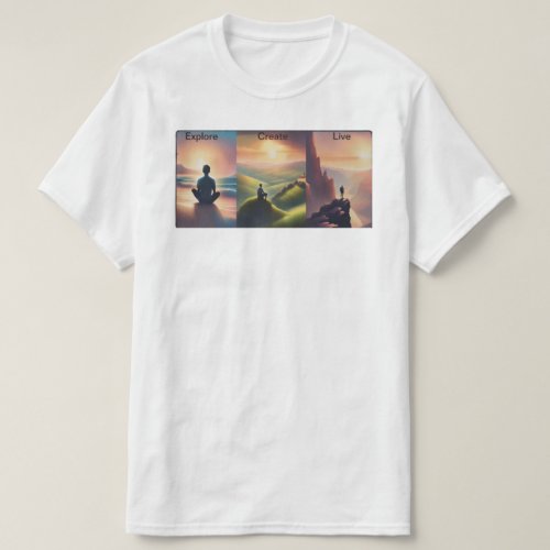 Egoated _ Explore Create Live T_Shirt