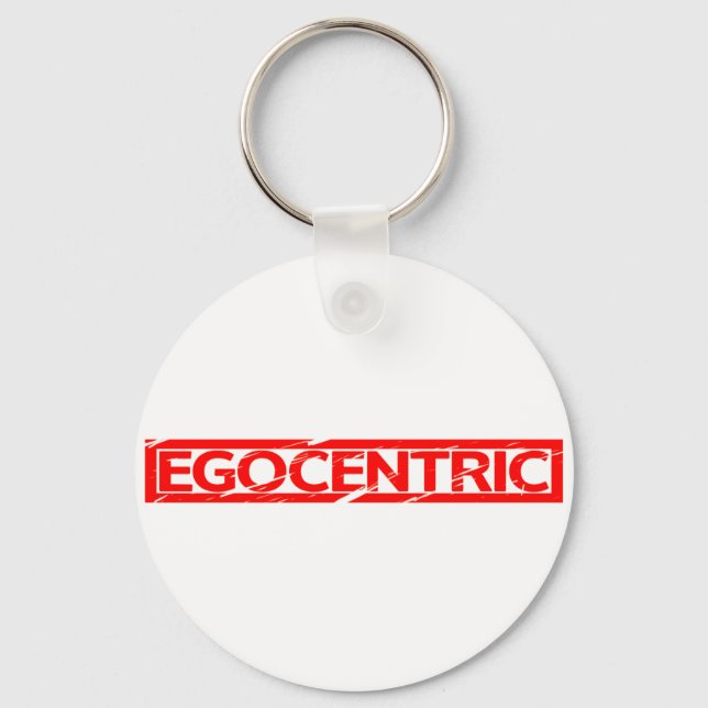 Egocentric Stamp Keychain (Front)
