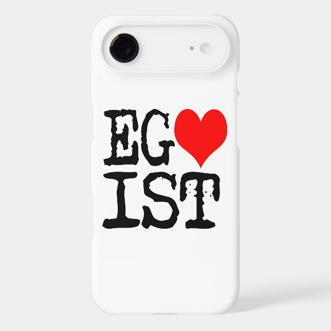 Egoist Red Heart Case-Mate iPhone Case (Back)