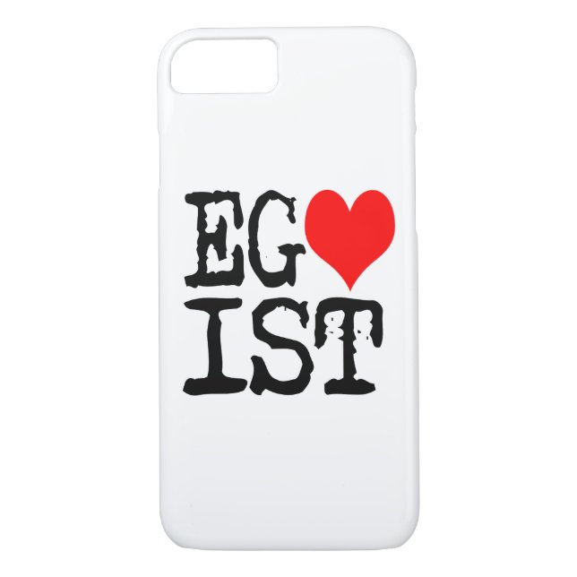 Egoist Red Heart Case-Mate iPhone Case (Back)