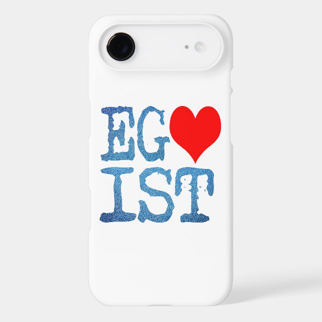 Egoist Red Heart Case-Mate iPhone Case (Back)