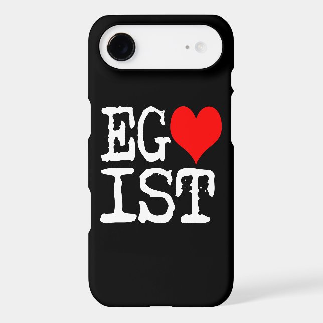 Egoist Red Heart Case-Mate iPhone Case (Back)
