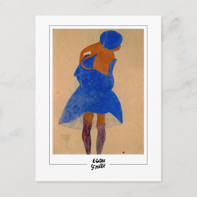 Egon Schiele #110-2 - Fine Art Postcard (Front)