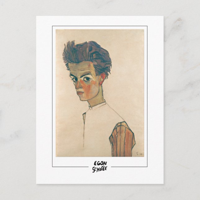 Egon Schiele #28 - Fine Art Postcard (Front)