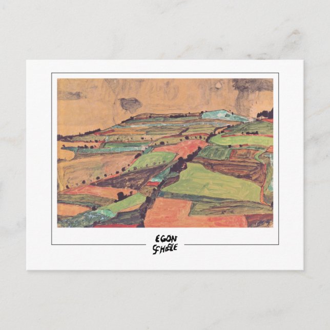 Egon Schiele #390 - Fine Art Postcard (Front)