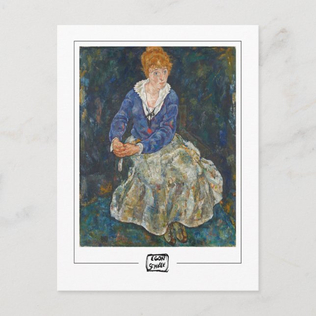 Egon Schiele #4 - Fine Art Postcard (Front)