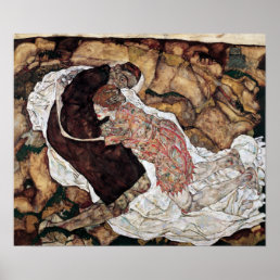 Egon Schiele Death and the Maiden Poster
