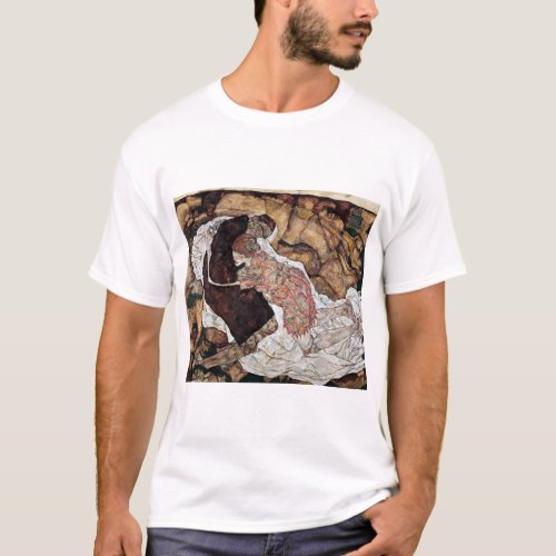 Egon Schiele Death and the Maiden T_Shirt