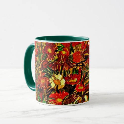 Egon Schiele _ Field of Flowers Mug