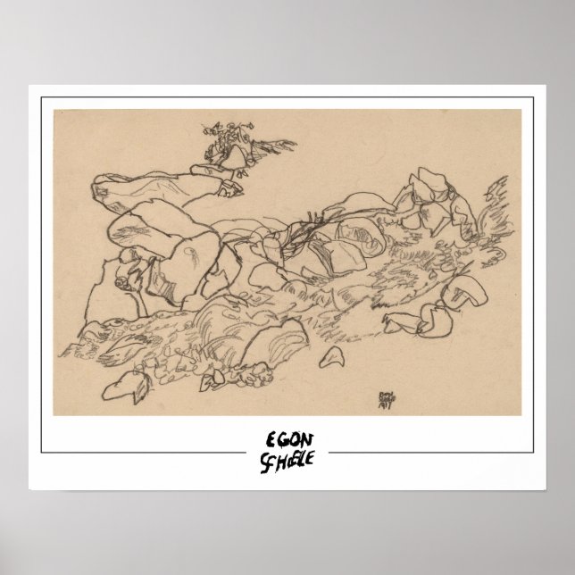 Egon Schiele Fine Art #560-2 Poster (Front)