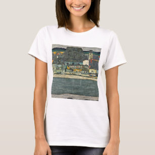 Egon Schiele houses by the river old city. T-Shirt