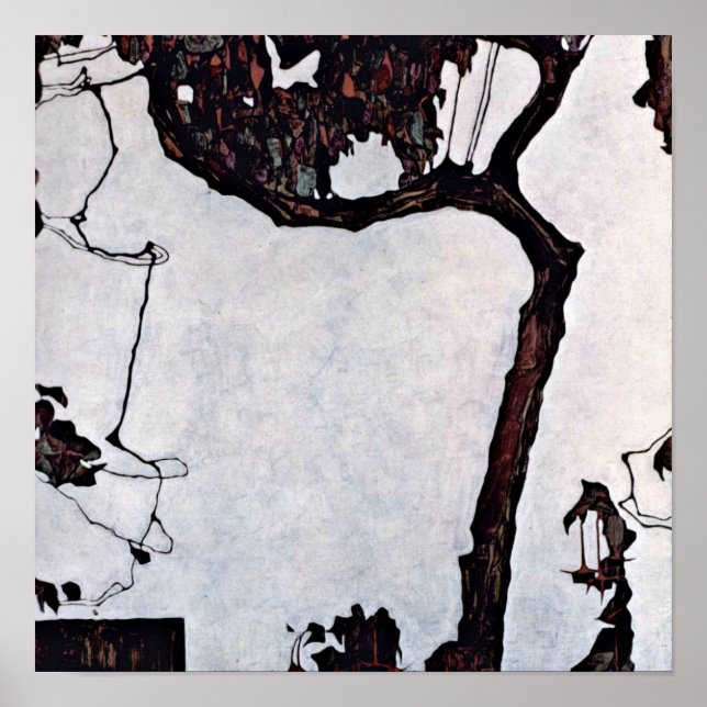 Egon Schiele - plum tree Poster (Front)