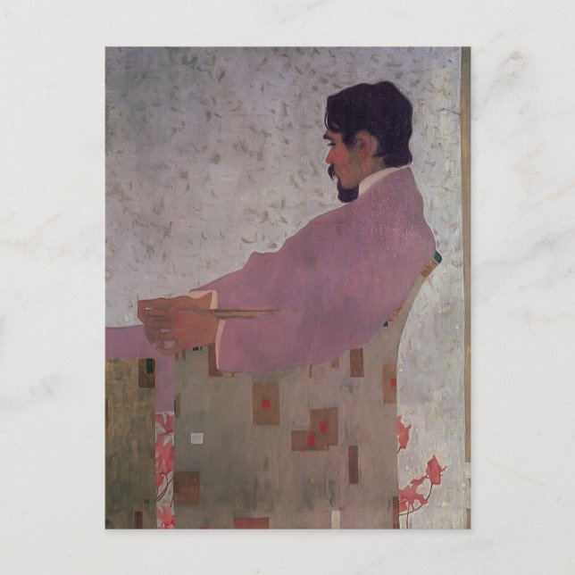 Egon Schiele-Portrait of the Painter Anton Peschka Postcard (Front)