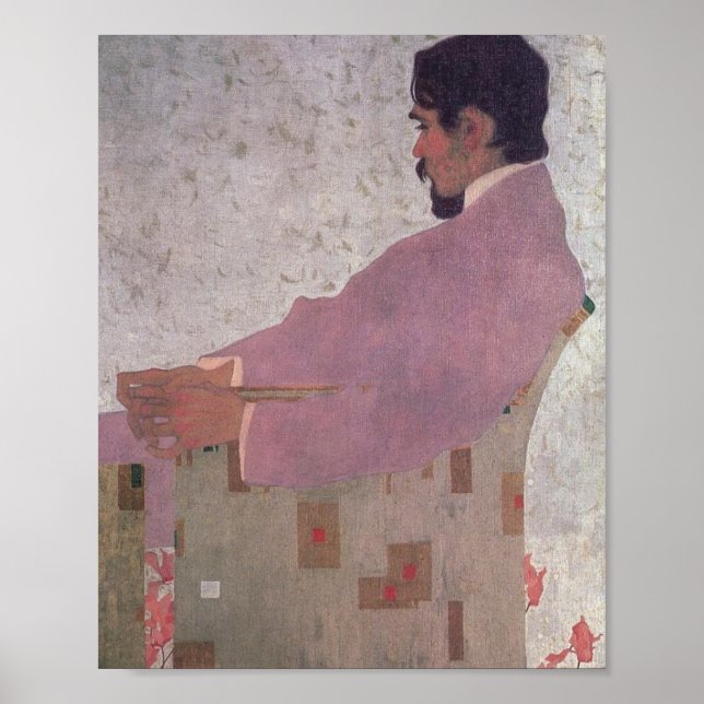 Egon Schiele Portrait Of The Painter Anton Peschka Poster (Front)