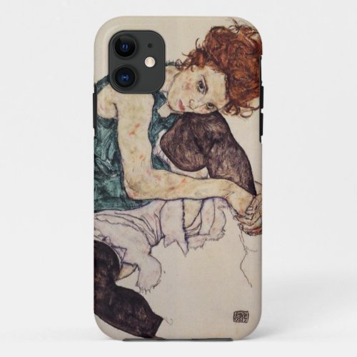 Egon Schiele Seated Woman iPhone case