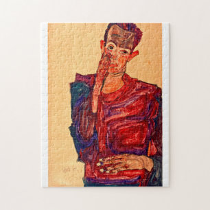 Egon Schiele - Self Portrait Jigsaw Puzzle