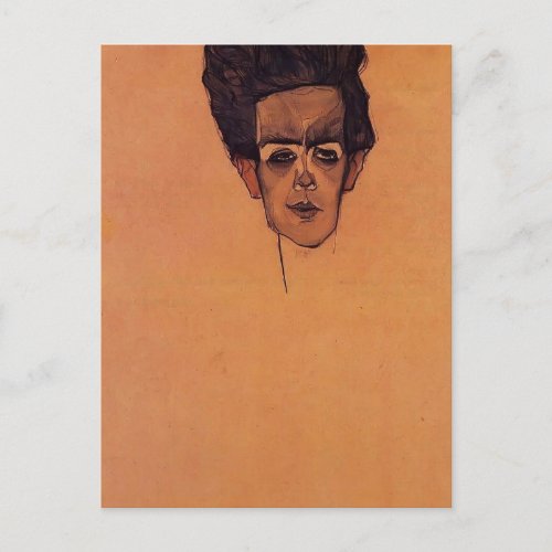 Egon Schiele_ Self Portrait Postcard