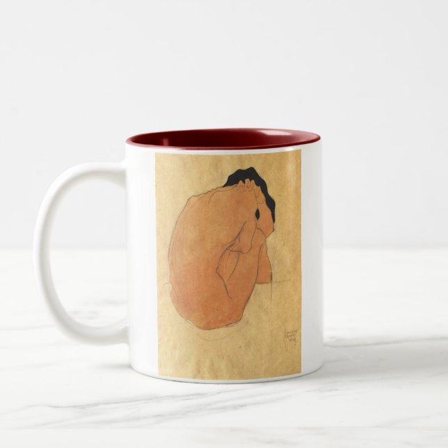 EGON SCHIELE Two-Tone COFFEE MUG (Left)