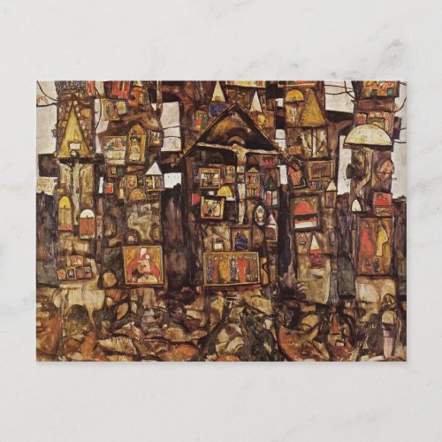 Egon Schiele_ Woodland Prayer Postcard