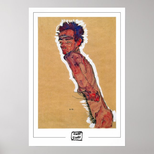 Egon Schiele Zedign Art Poster #286 (Front)