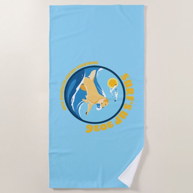 EGRC Surfs Up Beach Towel (Front)