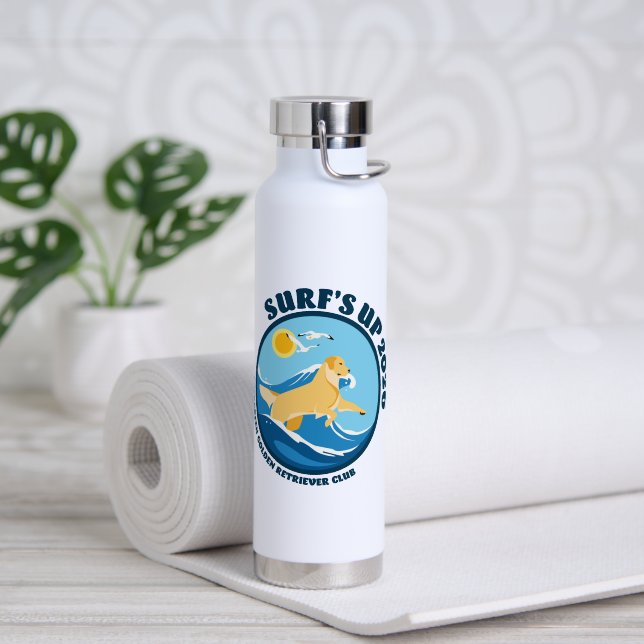 EGRC Surfs Up Water Bottle (Yoga (Rotated))