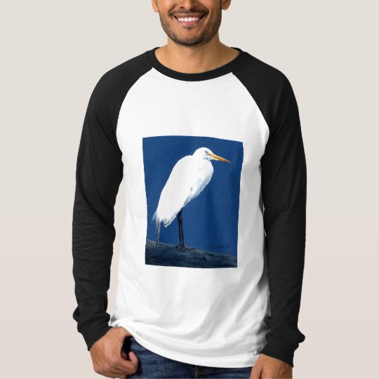 Egret by Cindy Agan T-Shirt
