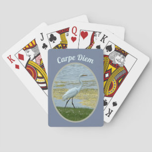 Egret Lake Walk Poker Cards