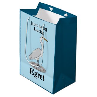 Egret Lucky Bird Medium Gift Bag