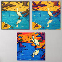 Egret Reflections – Mild, Medium, Spicy | Colorful