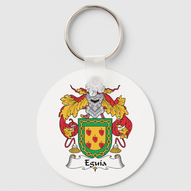 Eguia Family Crest Keychain (Front)