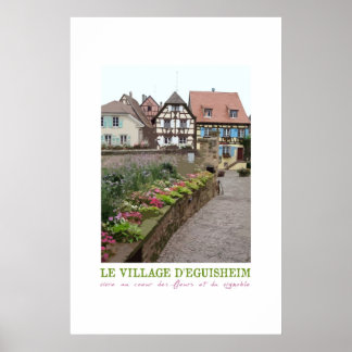 Eguisheim, France Vintage Poster