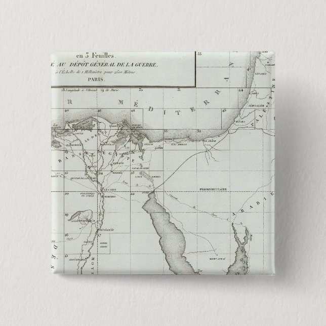 Egyopt and Palestine Pinback Button (Front)