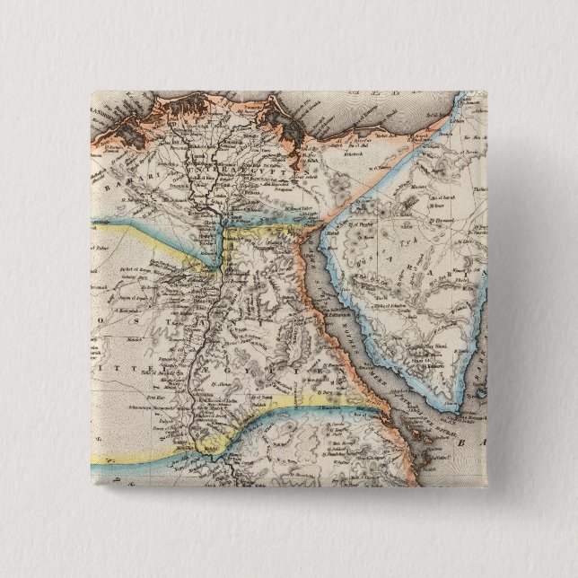 Egypt 14 pinback button (Front)