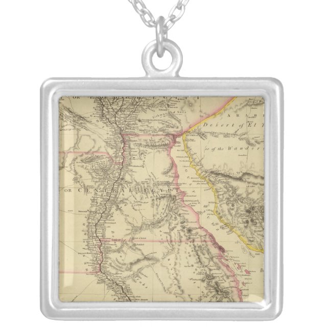 Egypt 15 silver plated necklace (Front)