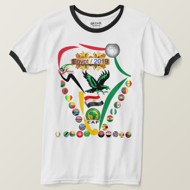 Egypt 2019 africa cup T-Shirt (Design Front)