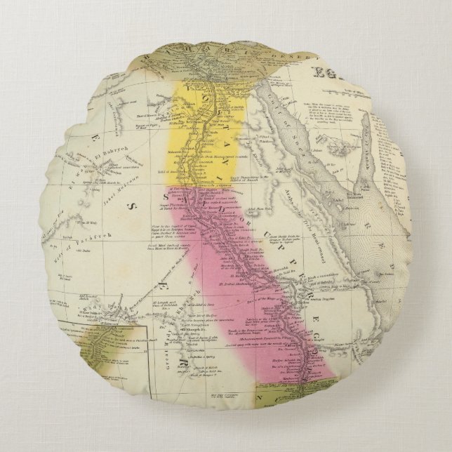 Egypt 6 round pillow (Front)
