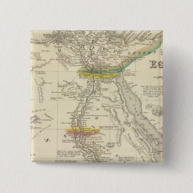 Egypt 7 pinback button (Front)