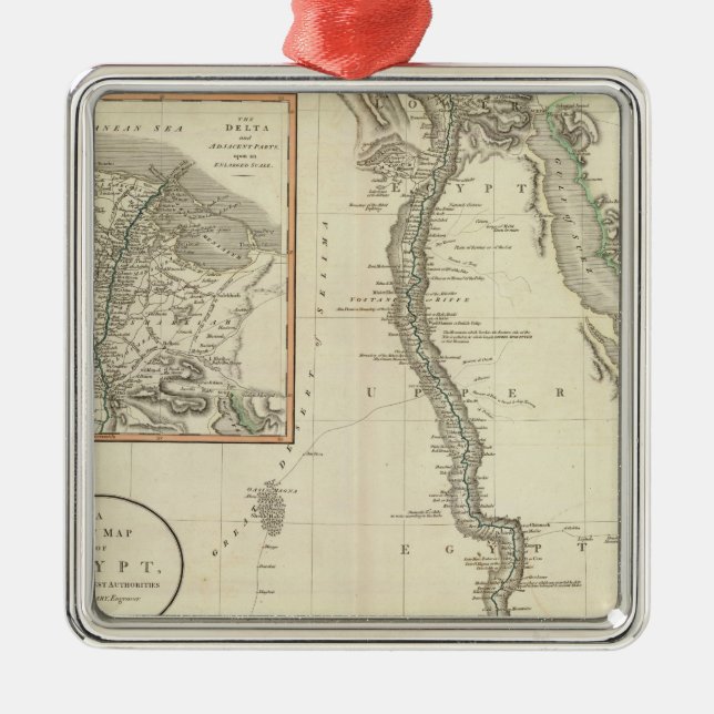 Egypt 8 metal ornament (Front)