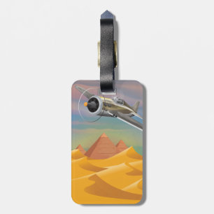 Egypt adventure luggage tag