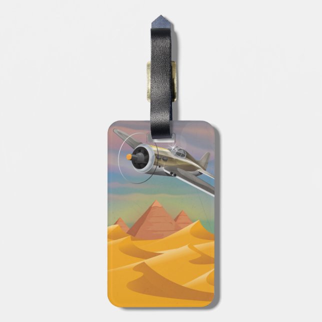 Egypt adventure luggage tag (Back Vertical)