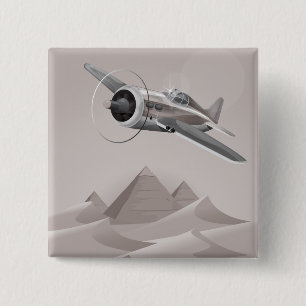 Egypt adventure pinback button