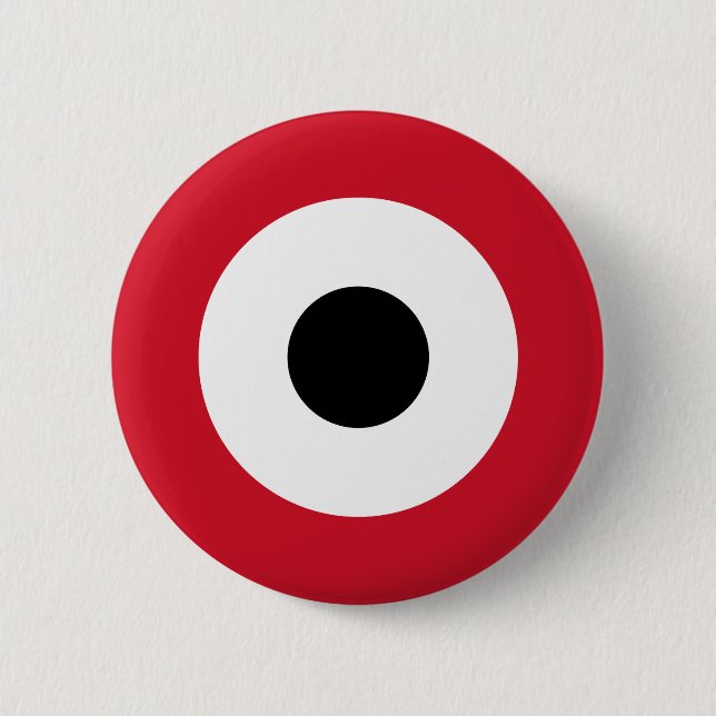 Egypt Air Force Roundel Pinback Button (Front)