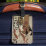 Egypt Ancient Pharaoh Tombs Colorful Painting Art Luggage Tag