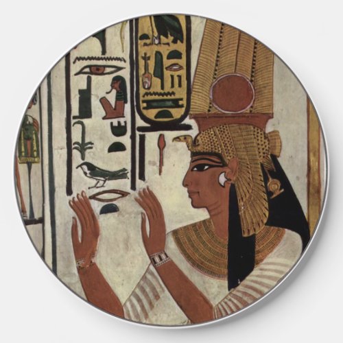 Egypt Ancient Pharaoh Tombs Colorful Painting Art Wireless Charger