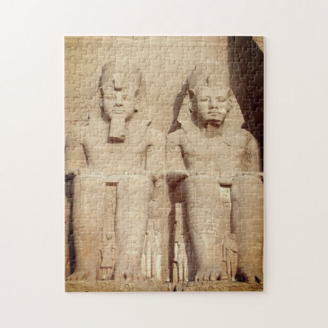 Egypt - Ancient Pharaohs & Abu Simbel Temples Jigsaw Puzzle (Vertical)