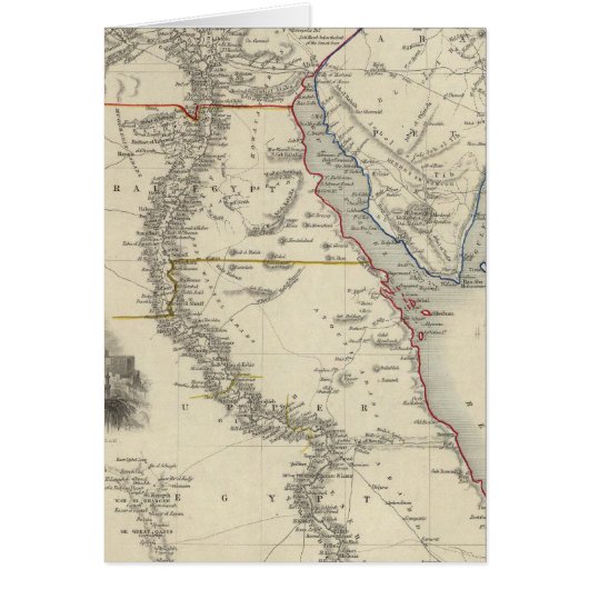 Egypt, And Arabia Petraea Cards (Front)