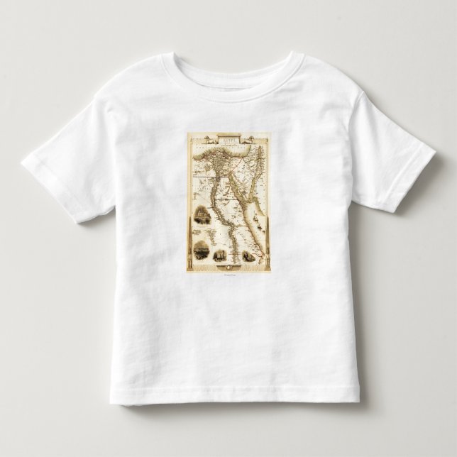 Egypt and ArabiaPanoramic MapEgypt Toddler T-shirt (Front)