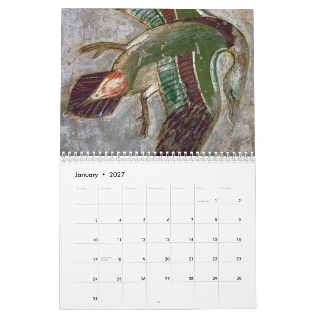 Egypt and Jordan 2011 Calendar (Jan 2027)